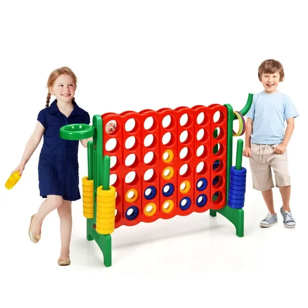 

4-to-Score Giant Game Set, 2.5 Feet Portable Fun for All Ages