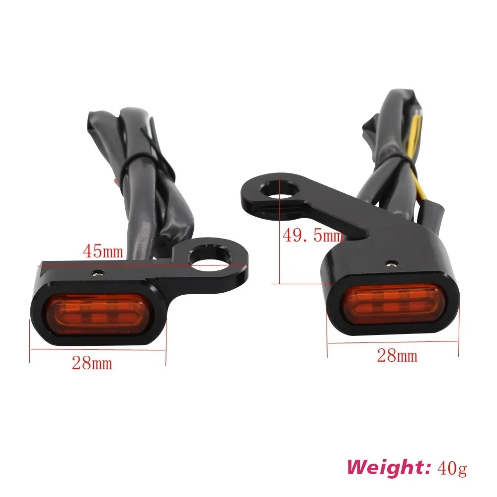 Motorcycle Mini LED Flashing Turn Signals Indicators Handle Grip Lamp For Harley Softail Touring 2009-2017 Softail 2015-20200 - Image 6