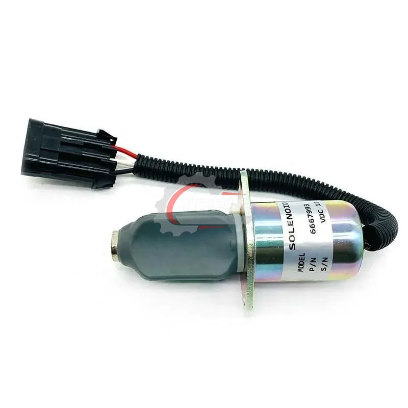 

6681513 6667993 Flameout Solenoid Valve 12V for Bobcat S150 S160 Kubota engine