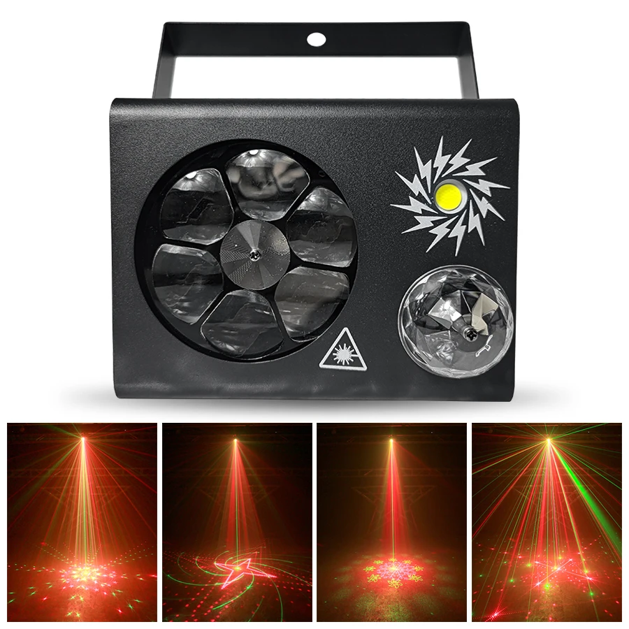 Stage lighting special effects six bee eyes four-in-one effect lights nightclub lights disco lights dj lights nightclub effect