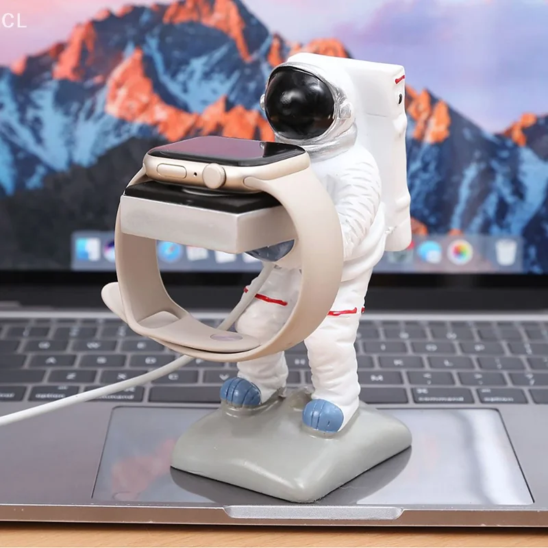 

Astronaut Watch Holder Household Jewelry Display Organizer Spaceman Table Watch Stand For Charging Rack Support Watches