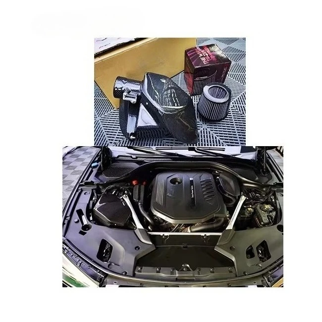 

750i G11 G12 B58 3.0T Real Vehicle Data Development Dry Carbon Fiber Cold Intake System