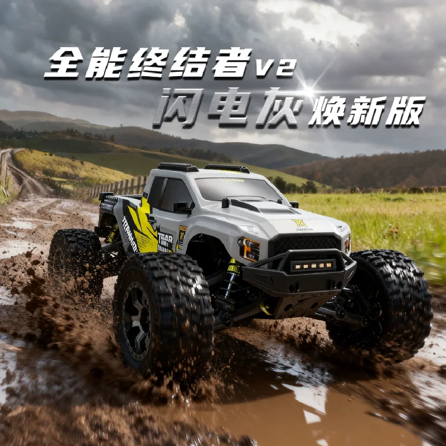 

1:10 Leilalo All Terrain Terminator Rc Car 4wd Off-Road Remote Control Car Toy V2 Version