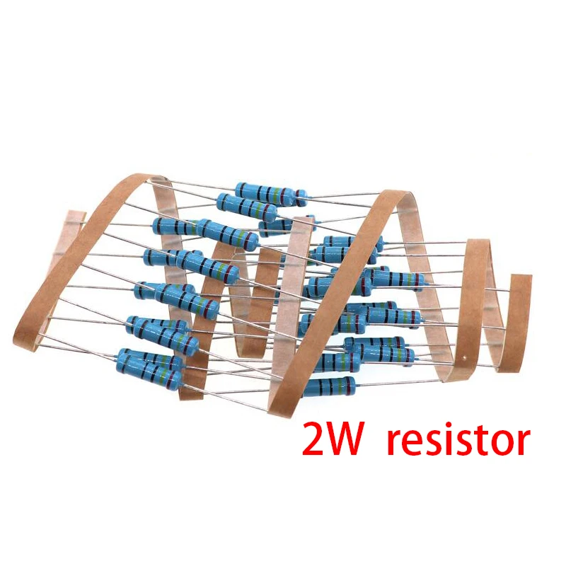 20pcs 2W Metal film resistor 1% 150R 160R 180R 200R 220R 240R 270R 300R 330R 360R 150 160 180 200 220 240 270 300 330 360 ohm