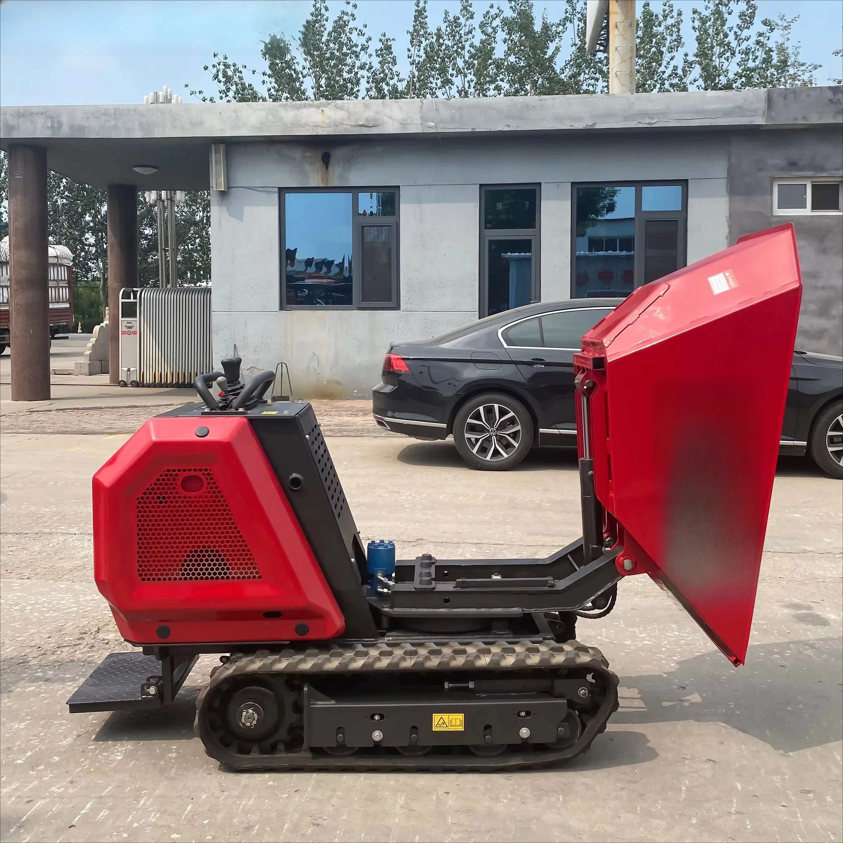 mini loader dump truck hydraulically driven truck compact wheel loader