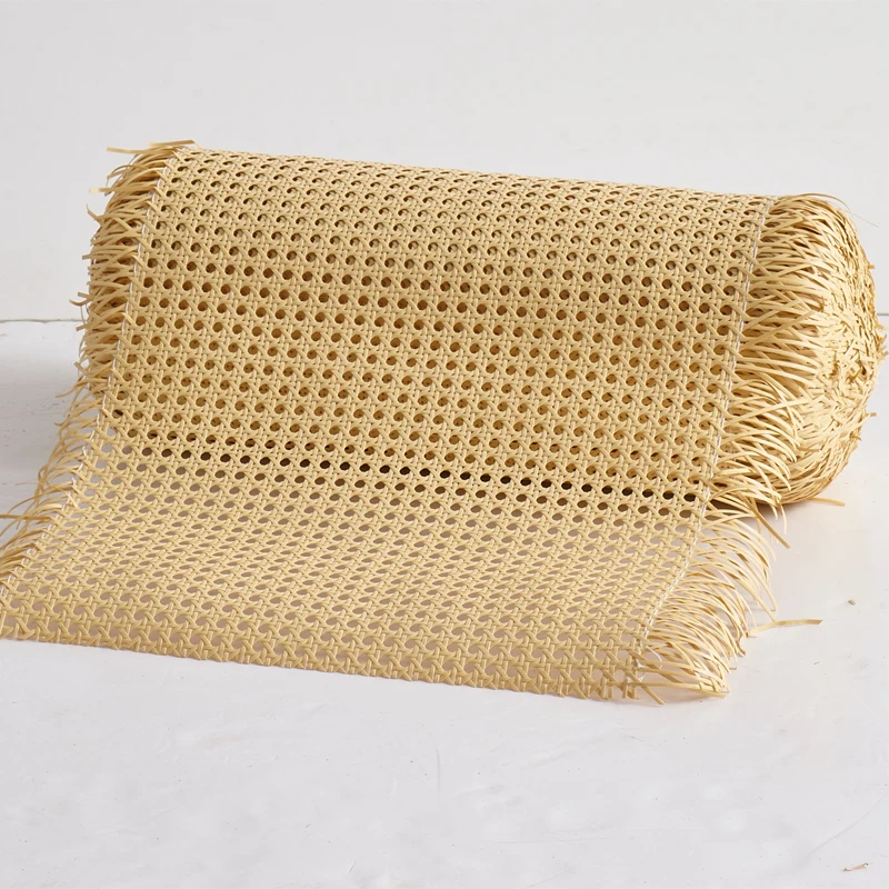 Plástico rattan tecelagem octogonal natural teto folheado decoração móveis porta quadro tela material tecido multifuncional