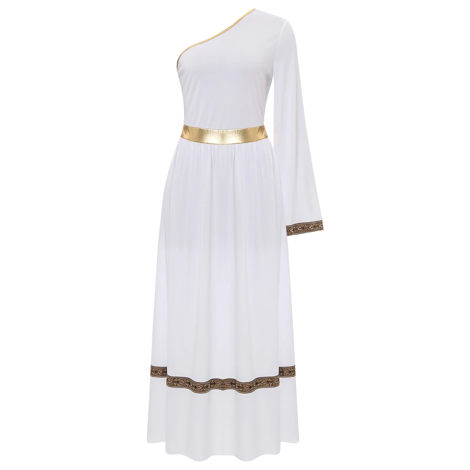 

Adult Women Halloween Party Ancient Egyptian Queen Princess Performance Dress Church Praise Worship Preachers Cosplay Costumes