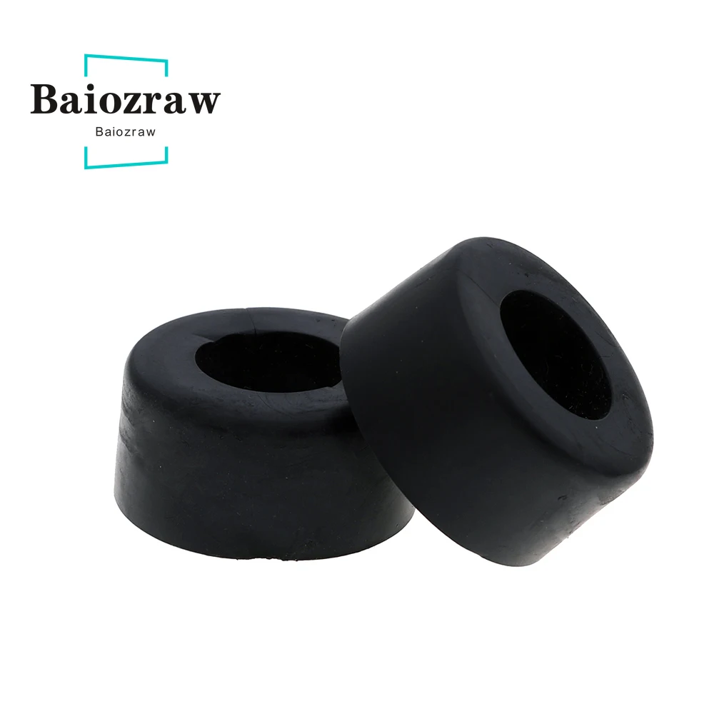 Baiozraw-Trident 3D Printer Rubber Feet, Cor Preta, Damper Pad, Peças para Voron Trident, Peças, 38mm X 19mm, 4pcs