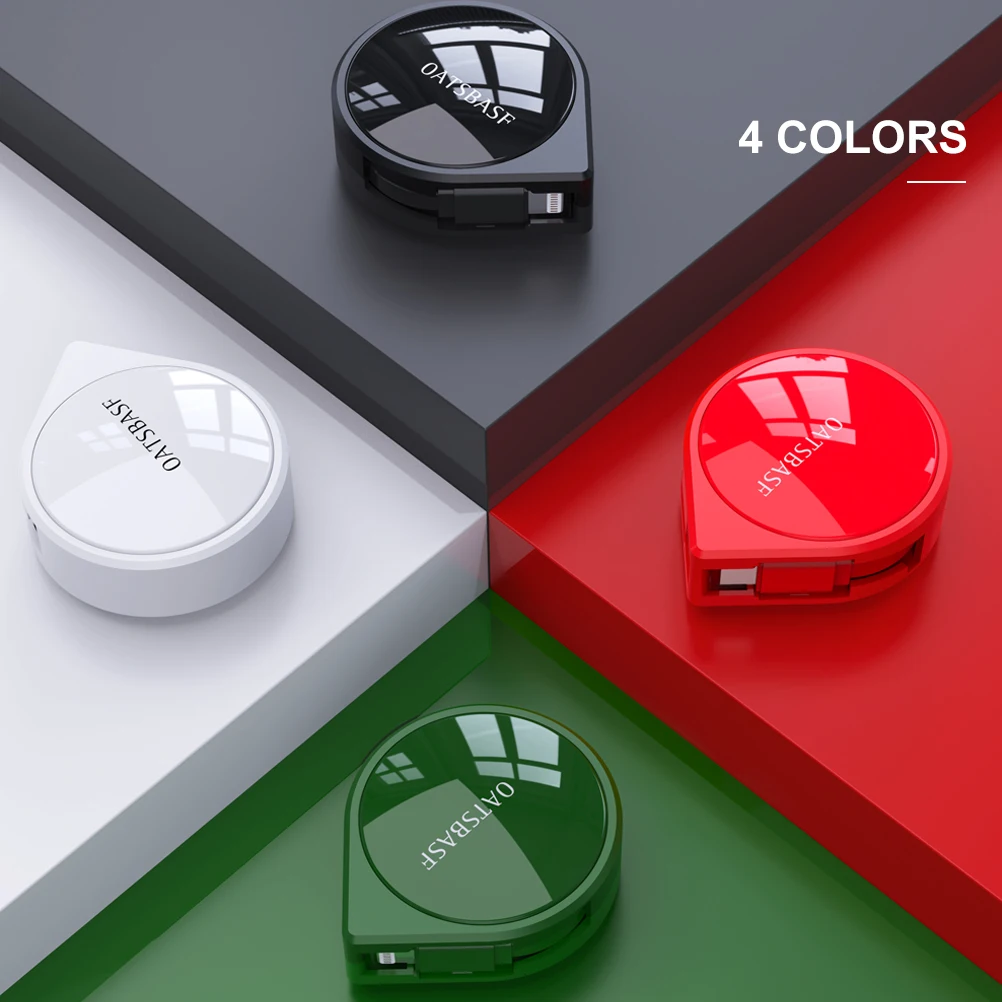 

Oatsbasf 18W USB C Cable Lighting For iPhone 12 13 Pro Max Huawei iPad Type C Fast Charging Data Line Retractable Charger Cable