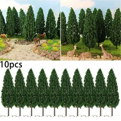 10/5/20pcs Pine Trees Model  Green For Scale Railway Layout 15cm  Miniature Sandtable Model  Scenery DIY for home Building