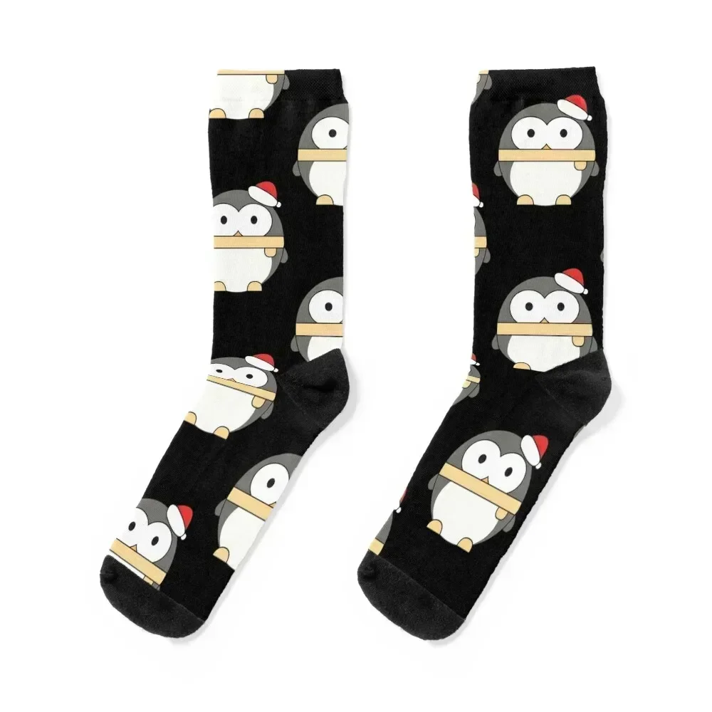 

Cute Penguin Socks winter thermal gifts funny gifts floor Socks Women's Men's