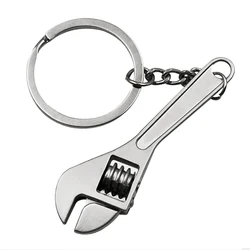 Universal Mini Wrench Keychain Portable Hand Tool Stainless Steel Adjustable Jaw Spanner Key Chain Wrench Hand Repairing Tools