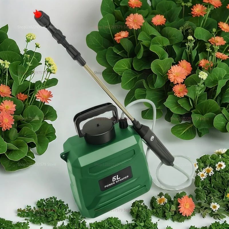 بخاخ حقيبة الظهر الزراعية الكهربائية، بخاخ المبيدات للتطهير بالضغط العالي لحديقة الزراعة باللون الأزرق والأخضر