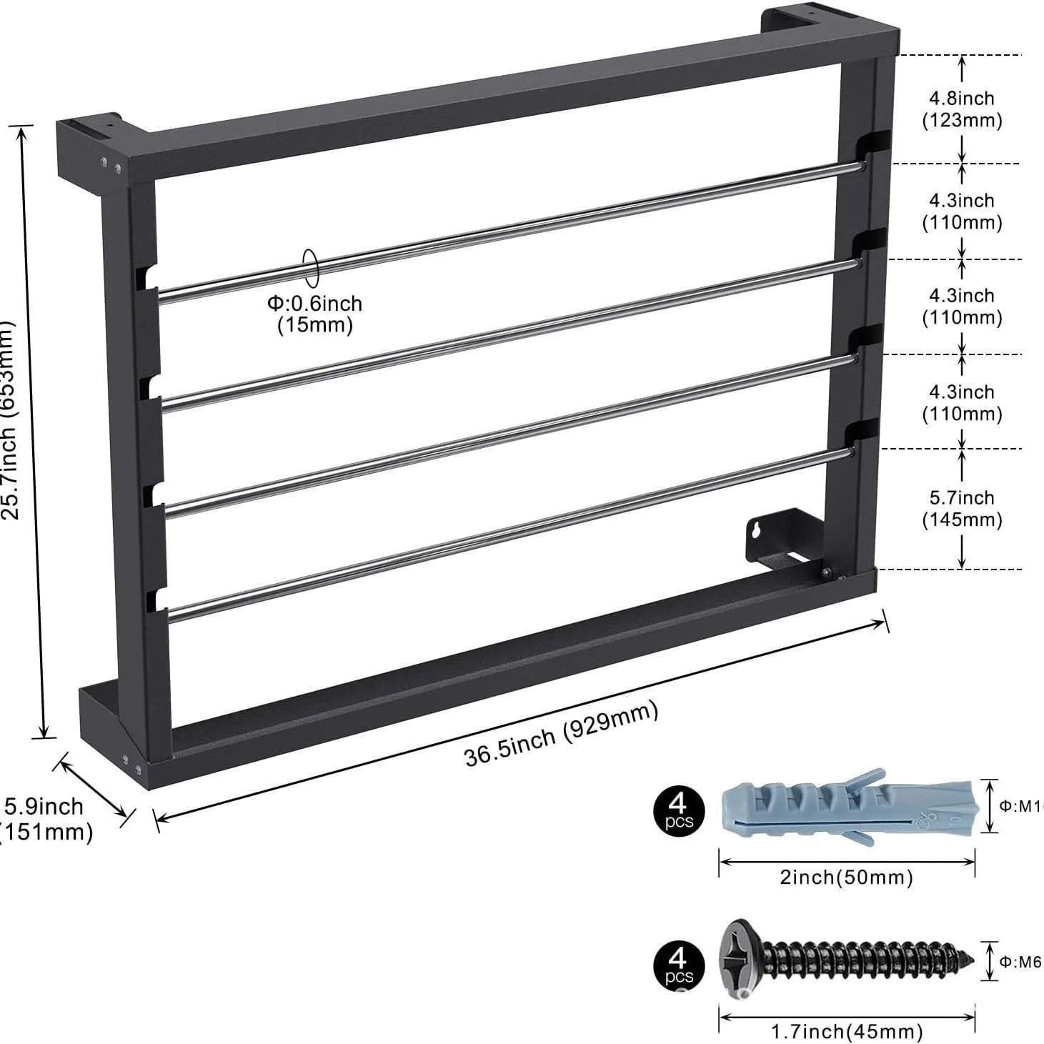 400LB High Load Capacity Cable Dispenser Rack, Reinforced Steel Wire Reel Spool Stand Smooth Unwinding
