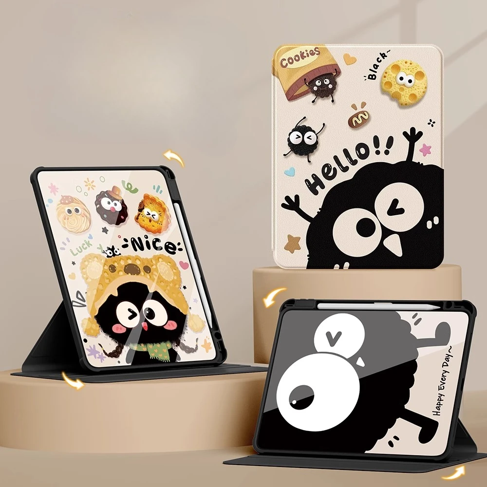 

Coal Ball For ipad Case Funda Ipad Air 3 4 5 10.9in M2 M3 Pro 4 5 6 12.9in M4 Protective case iPad 9/10/11 A16 11in Tablet Cover