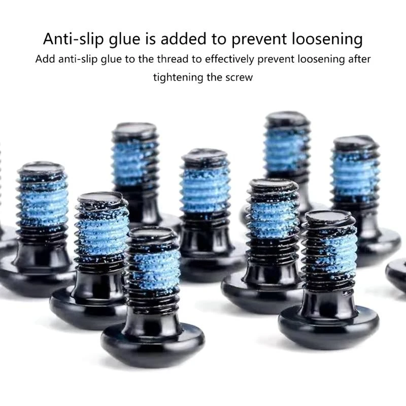 

20 Pcs Bicycles Disc Brake Bolts M5x10mm Screw for Road Mountain Bike Durable