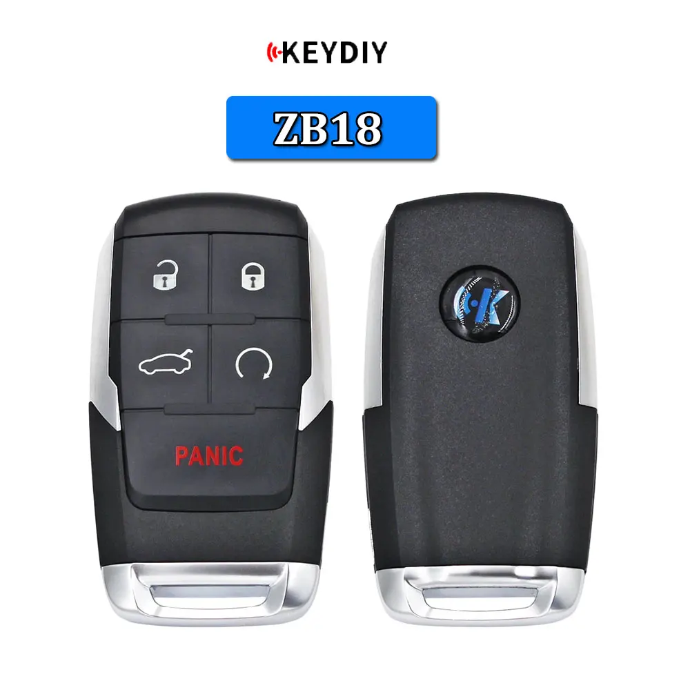 

KEYDIY ZB18 Universal Smart Key 5 Buttons KD Remote Key Replacement Accessories for KD-X2 KD900 Mini Fit More Than 2000 Models