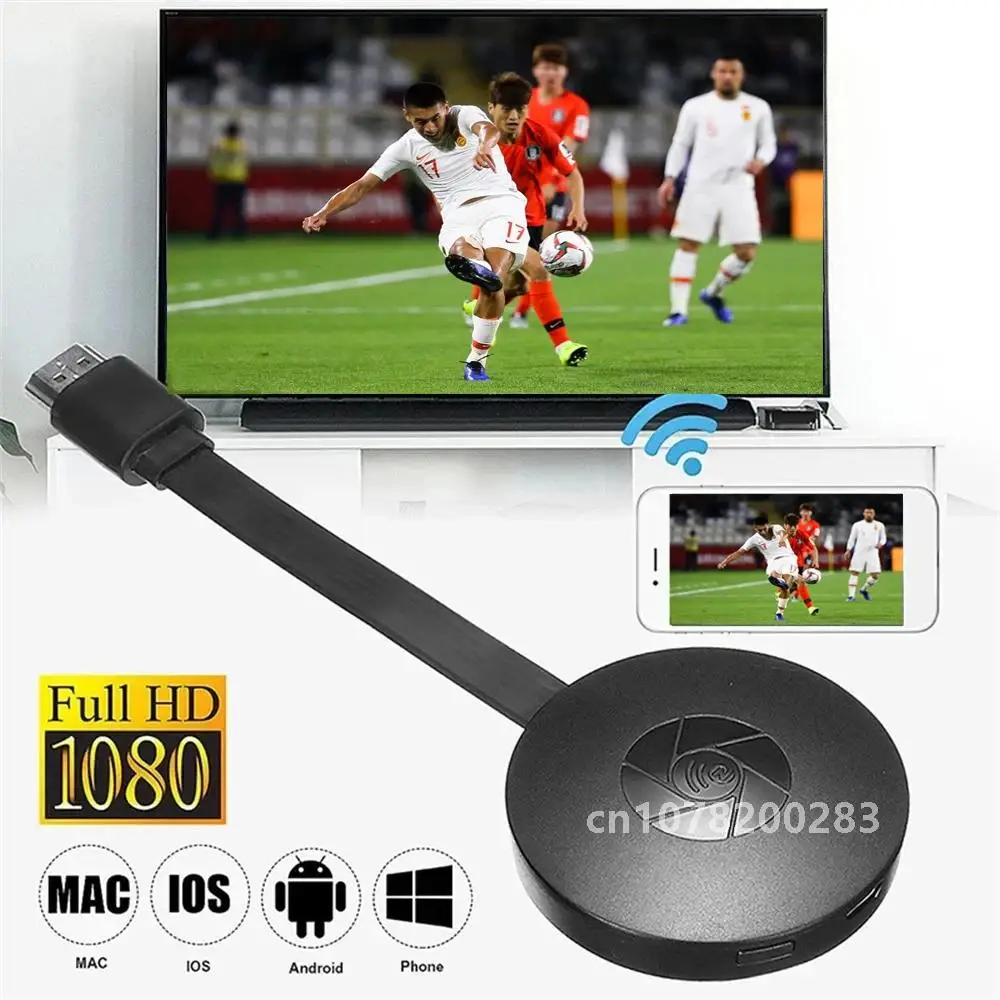 G2 1080P TV Stick per adattatore schermo ricevitore dongle compatibile HDMI per Android IOS Smart TV Box per Mirascreen Chrome