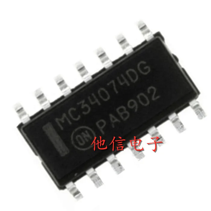 

Бесплатная доставка, MC34074DR2G MC34074DG MC34074ADG SOP14, 10 шт.