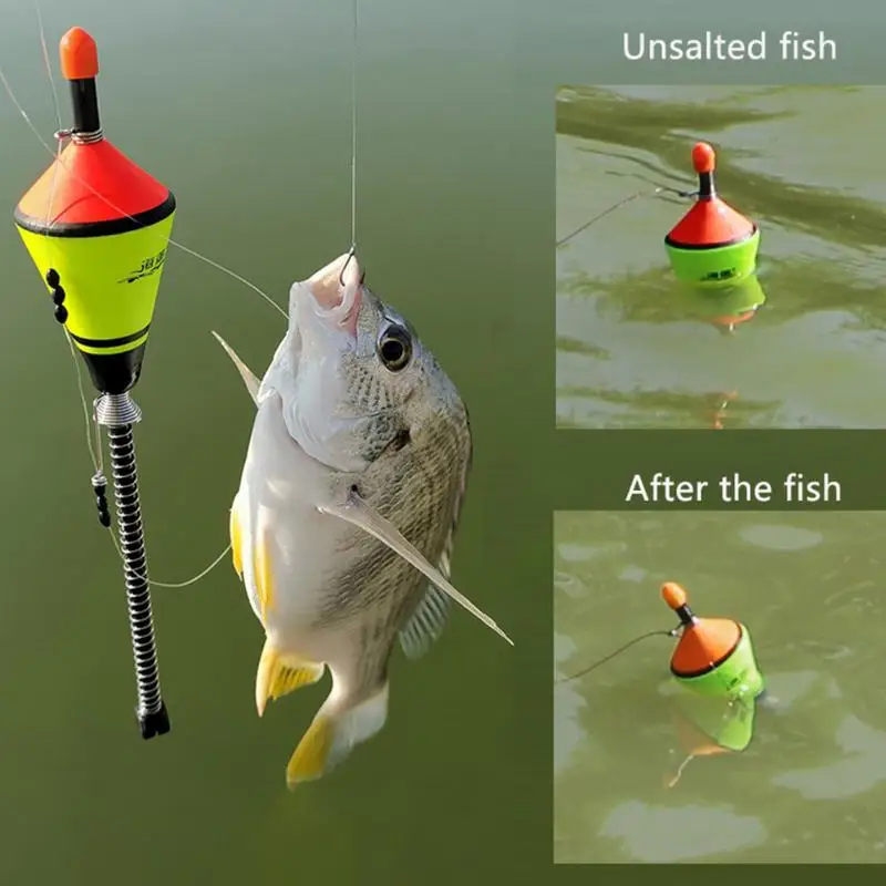 1Pcs Fishing LED Floats Light up Bobbers Electronic Buoy Automatic Reminder Luminous Tackle Smart Electric Fishing Float