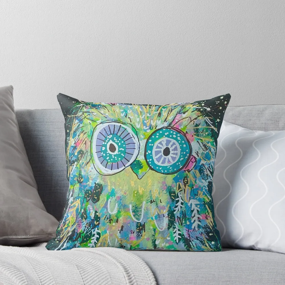 

Starry Owl Throw Pillow autumn pillowcase Pillow Case Christmas christmas decorations 2024 Christmas Pillow Covers