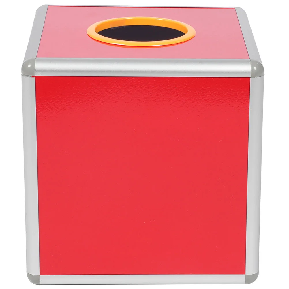 

Raffle Box Multi-Function Lottery Container For Donation Game Night Party Event Supplies Storage Bin Cubic Ballot Box