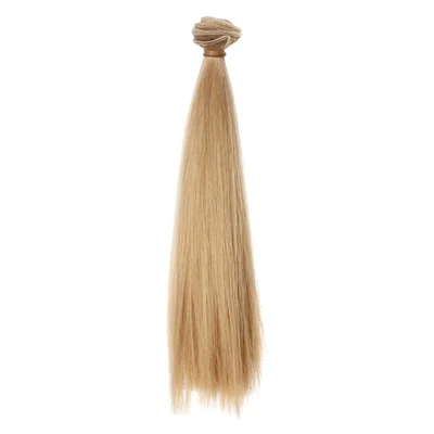 1 stücke Haar Refires Bjd Haar 25 cm * 100 CM Schwarz Rosa Braun Khaki Weiß Grau Farbe lange Gerade Perücke Haar für 1/3 1/4 BJD Diy