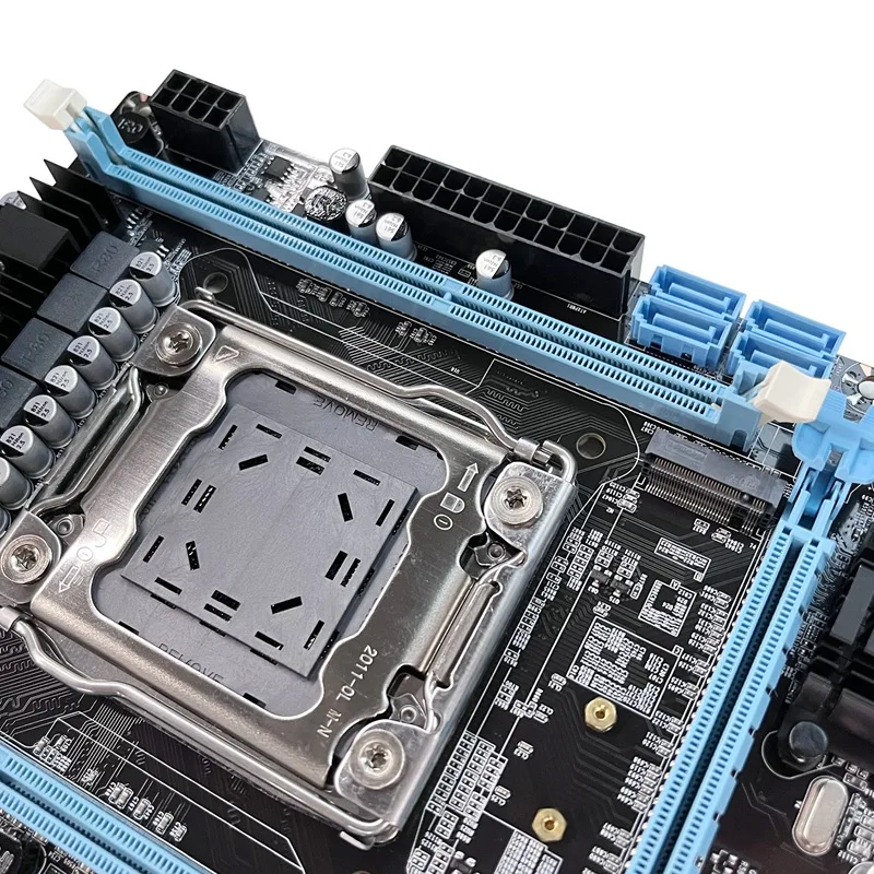 X79 Motherboard V389+SATA Cable+Switch Cable+Baffle M.2 NVME LGA2011 Support E5 2630 2660 2650V2 CPU For CF LOL PUBG