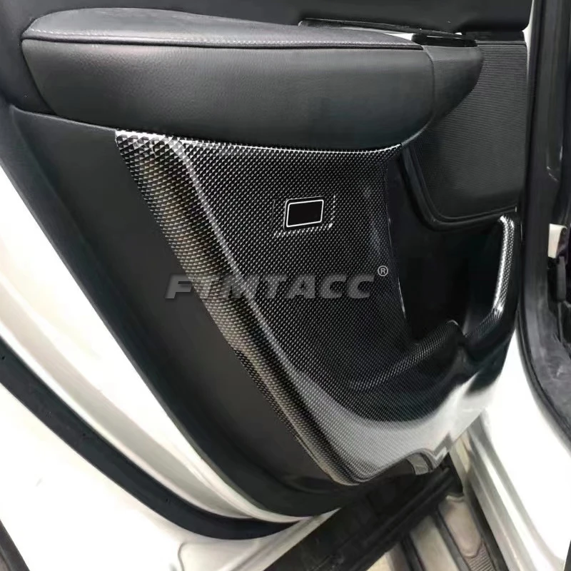 ABS Carbon Fiber Inner Gate Door Panel Protection Anti Kick Cover Interior Stickers For Honda CR-V CRV 2017-2021 2022 2023+