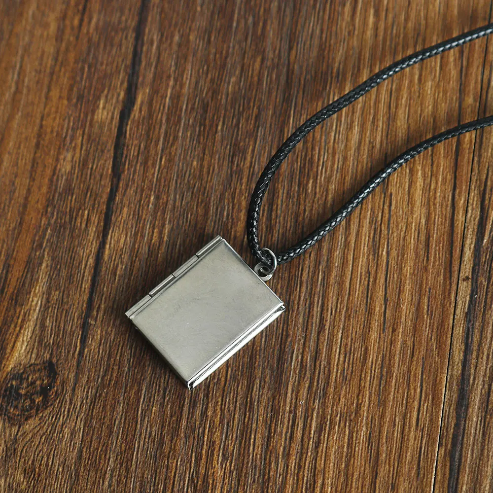 Anime Jujutsu Kaisen Cartoon Aoi Todo‌ model Necklace Unisex Openable Square Photo Frame Choker Jewelry Party Accessories Gift