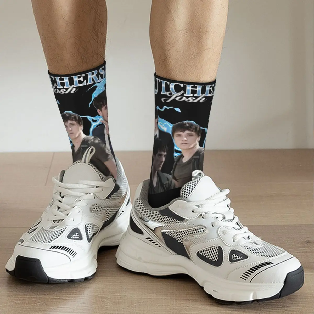 Fashion Male Men Socks Hip Hop Josh Hutcherson Sock Sport Women's Socks Spring Summer Autumn Winter