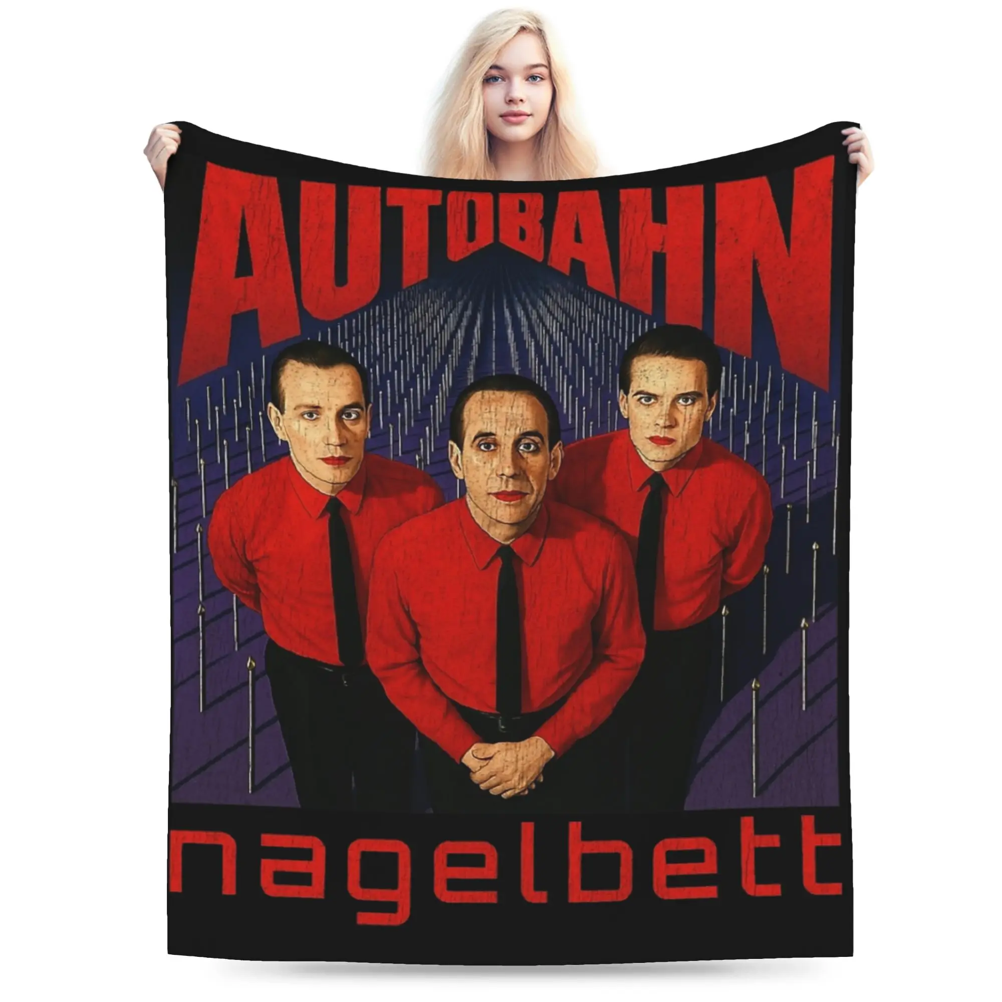 Autobahn Nagelbett 90s The Big Lebowski Blankets Coral Fleece Plush Printed Warm Throw Blankets for Sofa Bedroom Bedspread