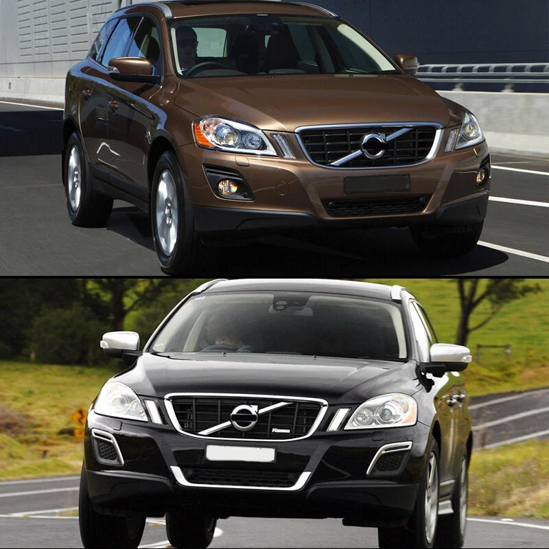 

For 2008-2013 Volvo XC60 156 Left Right Side DRL Shell Head Lamp Front Headlight Lens Clear Covers Lampshade Automotive Parts