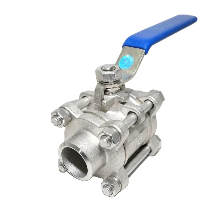 

Q13 Series Three-piece Carbon Steel Stainless Steel Welded Welding SS304/316L 1000 WOG 3PC Ball Valve