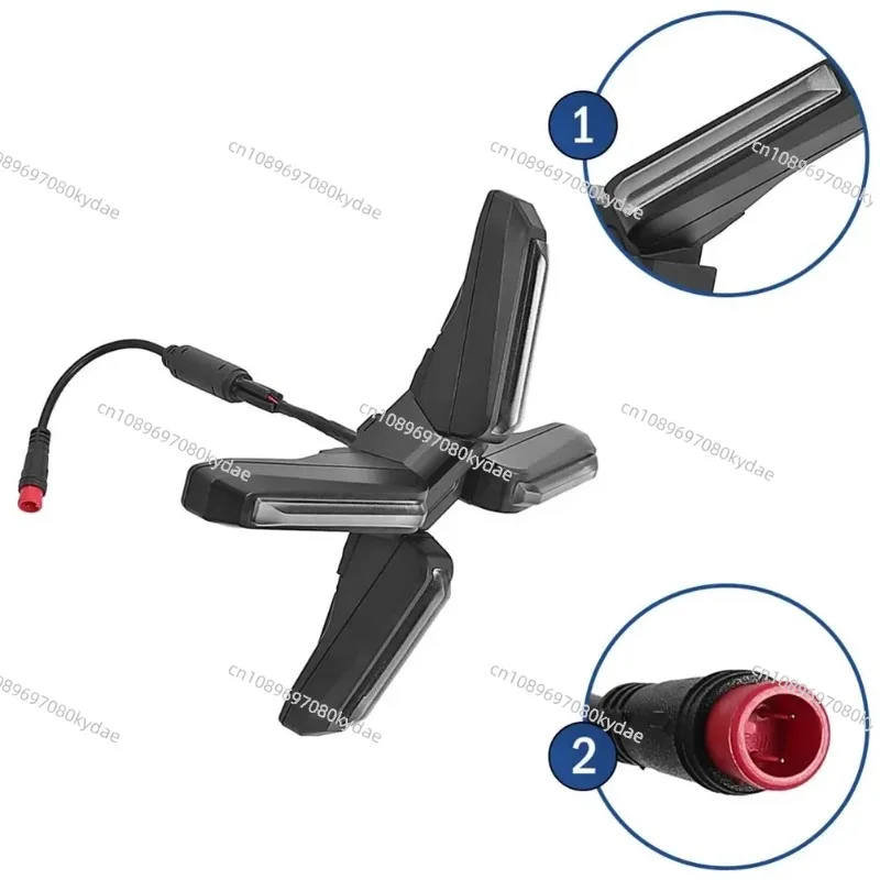 

Фара для электросамоката ZT3 Pro, X-образная, сверхъяркая, 4 Вт, аксессуары для самокатов