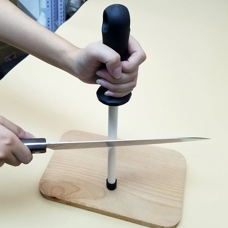 ABNM Rod Knife Sharpener With ABS Handle Sharpener For Chef Steel Knife Kitchen Assistant Musat