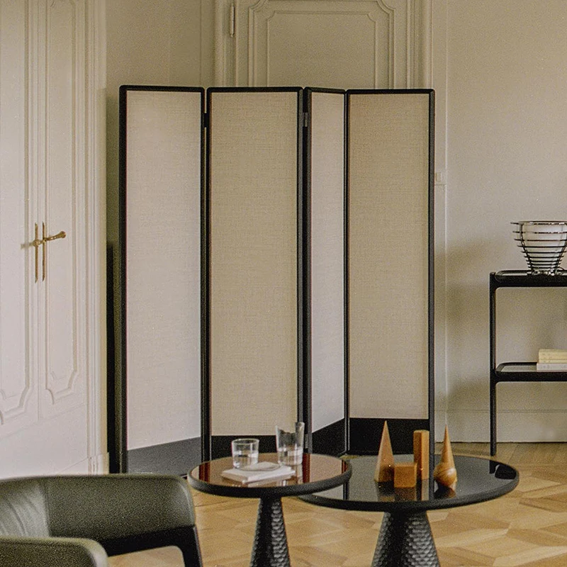 

Dongguan High Quality Furniture Customization Factory OEM/ODM Modern Design Home Movable Folding Screen Partition Wooden Divider