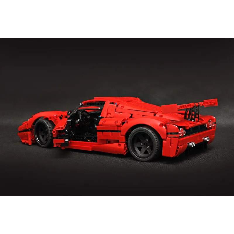 

MOC-75543 культовый красный F50GT спортивный автомобиль гоночный строительные блоки модель 1937, деталиMOC креативные строительные блоки для мальчиков и детей на день рождения игрушка