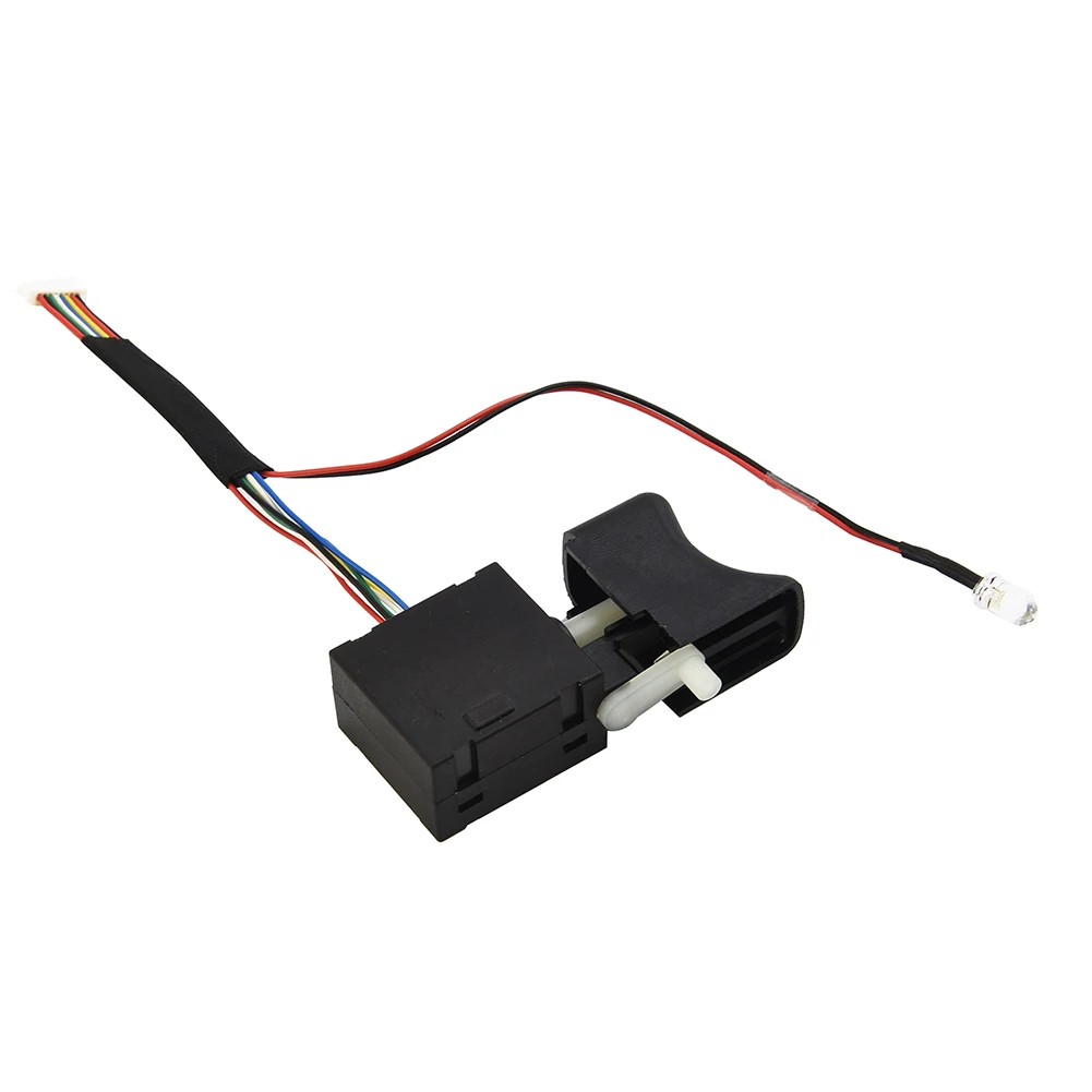 Drill Chuck Key Switch With Light and for Easy to Assemble Brushless Electric Wrench Switch with Light For 2106/161/169