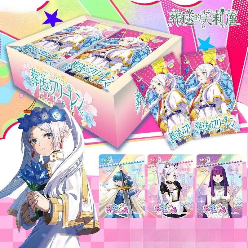 

Подлинная Frieren: концевая карта Beyond Journey, ценная коллекция, анимационная коллекция мультфильмов, коллекционная карта, периферийная игрушка в подарок