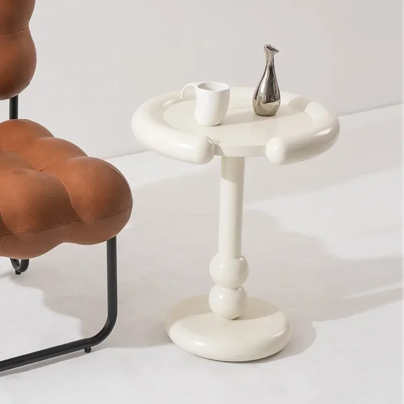 

Sofa Side Table Cream Style Small Coffee Table Living Room Household Internet Bedside Table Simple Modern Creative Style