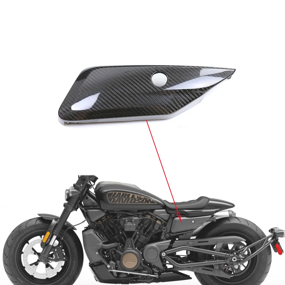 For Harley Sportster S 1250 RH 1250S 2021 2022 2023 3K Carbon Fiber Motorcycle Accessories Side Panels Under Seat Fairing Kits