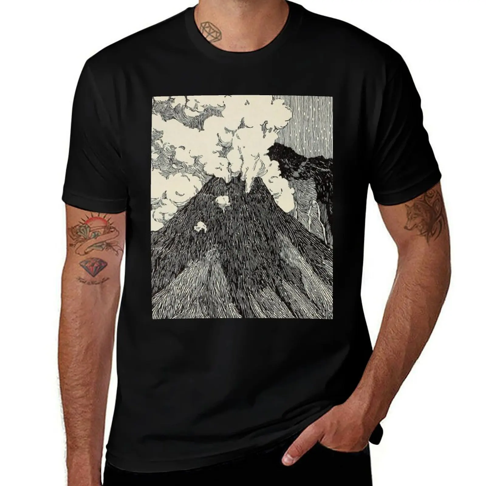 

Naturalist Volcano T-Shirt man t shirt cotton high quality graphic t shirts for man anime t shirts oversize T-shirt