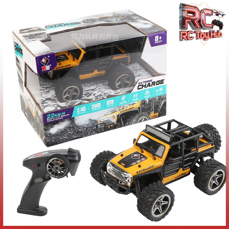 

Wltoys High Speed Rc Car 4wd Electric Racing Buggy Fast Off-Road Truck Rechargeable Remote Control Vehicle Gift For Boys Adults