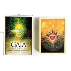 Wersja angielska Karty Gaia Oracle Tarot Gry planszowe Gra w PDF Guidebook