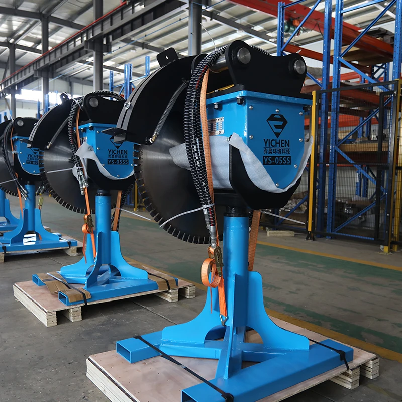 YS-10SS Existing Goods Economy High Efficiency High Power Trenching Quarry Rock Saw for Digger Attachments
