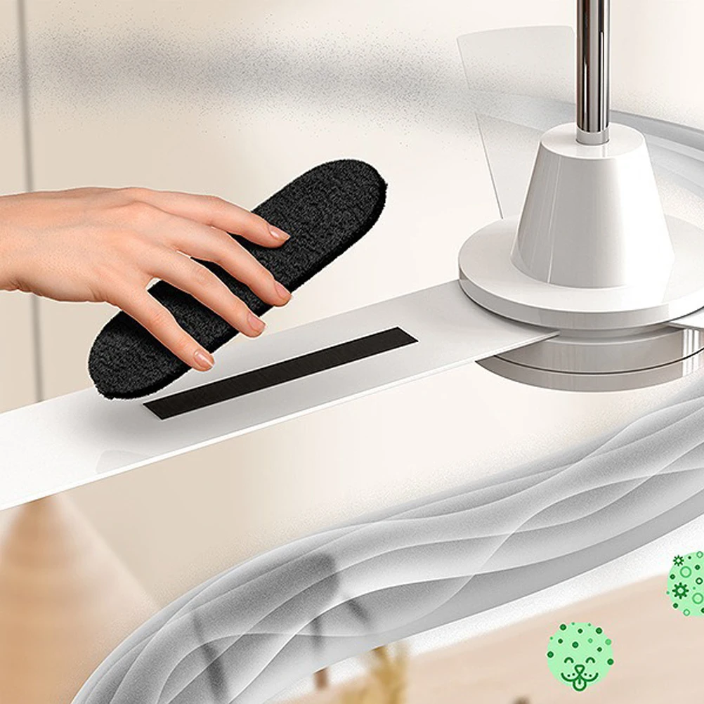 

3 Pcs Filter Fan Blade Cotton Easy Install Filters for Ceiling Air Purifier Accessory Black Pad Supply