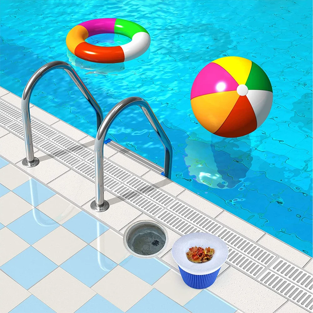 20-50 قطعة جوارب مقشدة حمام السباحة منظف شبكة نايلون مقشدة حمام السباحة الحطام يترك الماسك لحمامات السباحة في الأرض تخزين مقشدة حمام السباحة #6