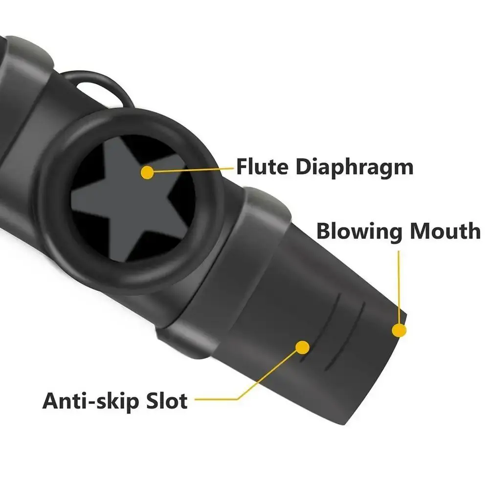 Instrument Kazoo en forme de flûte, facile à apprendre, flûte colorée détachable, résistant à l'usure, instrument Kazoo portable en ABS, cadeau musical