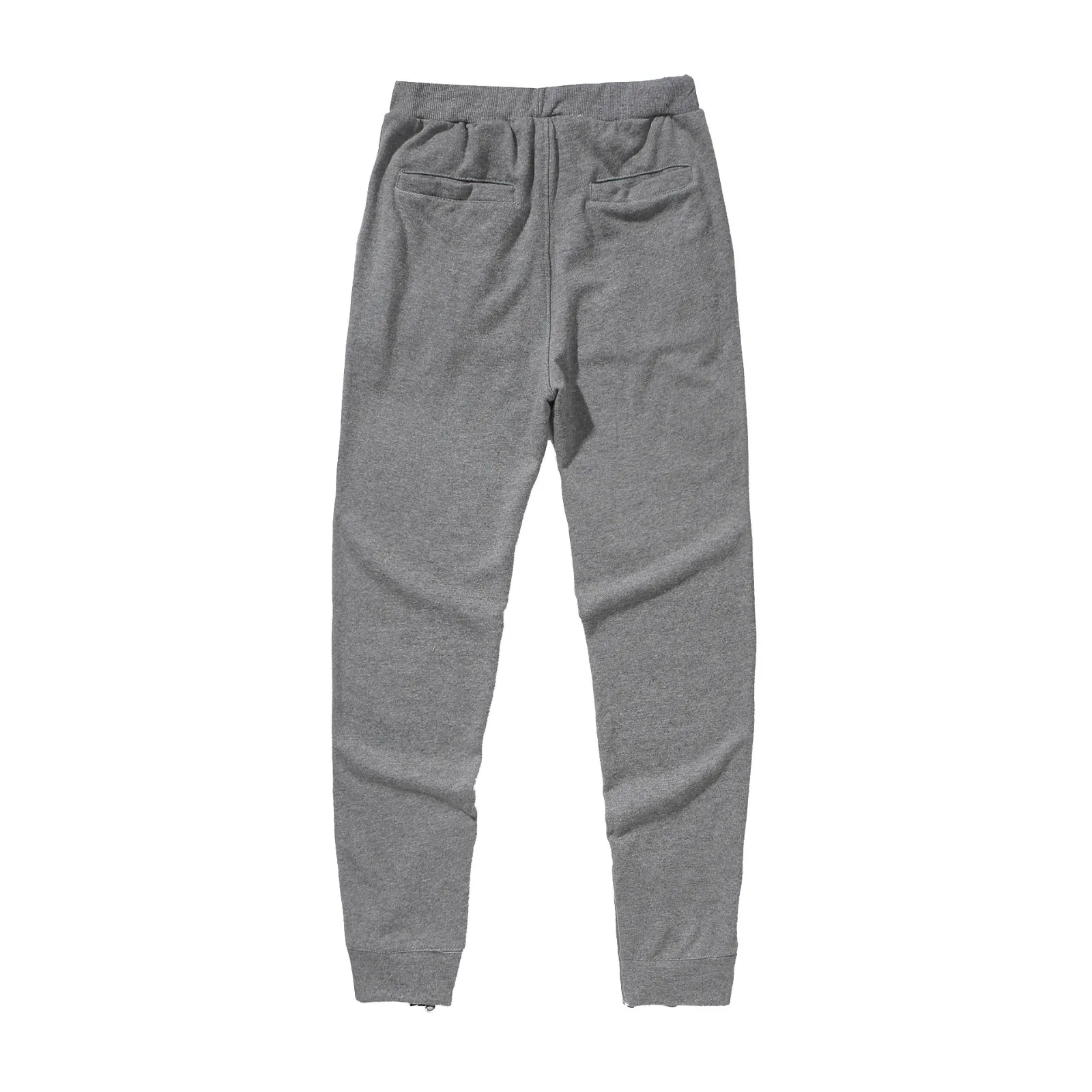 Color Ninth Casual Tether Zip-Up Trousers Sweatpants Solid Spring Men's Men's pants with Memory